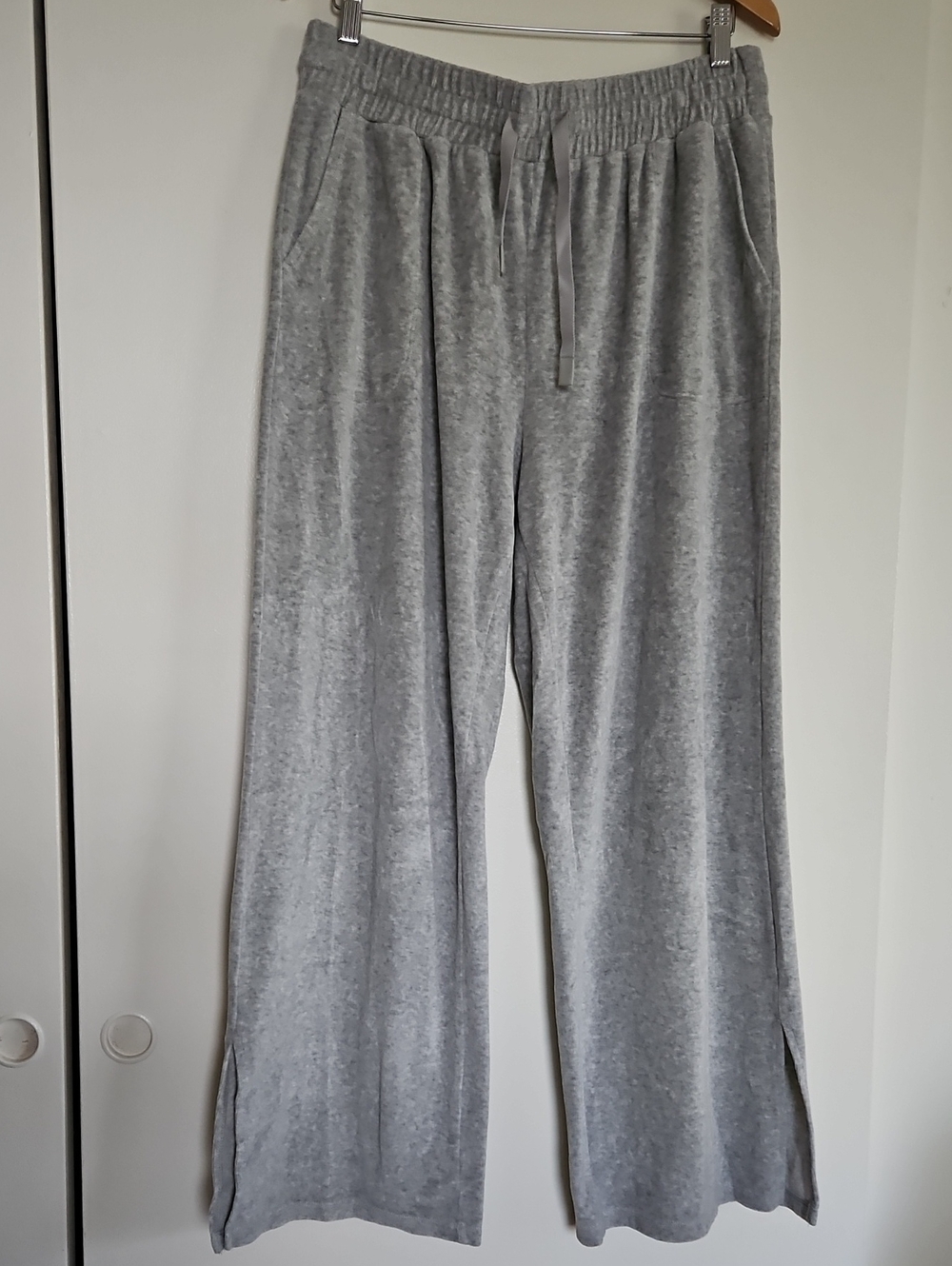 JoyLab Velour Wide Leg Pants Size L